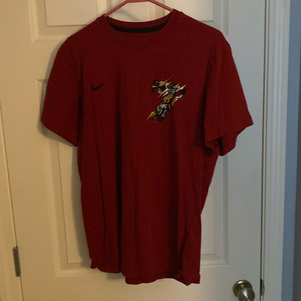 Maroon Cristiano Ronaldo Nike Shirt